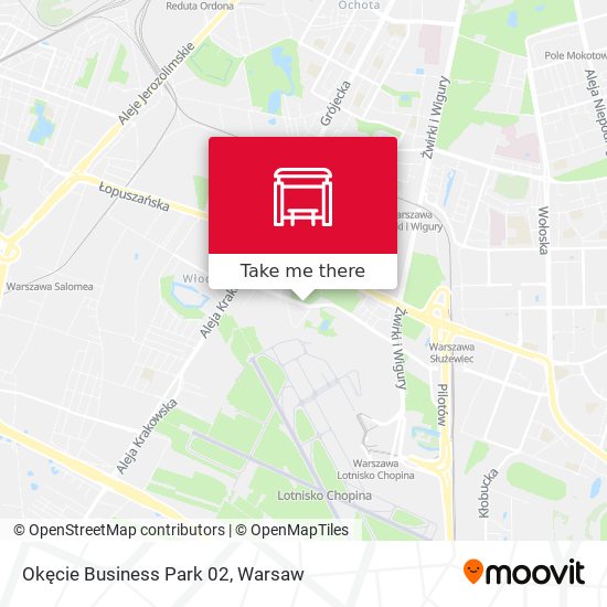 Okęcie Business Park map