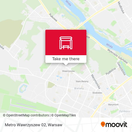 Карта Metro Wawrzyszew 02