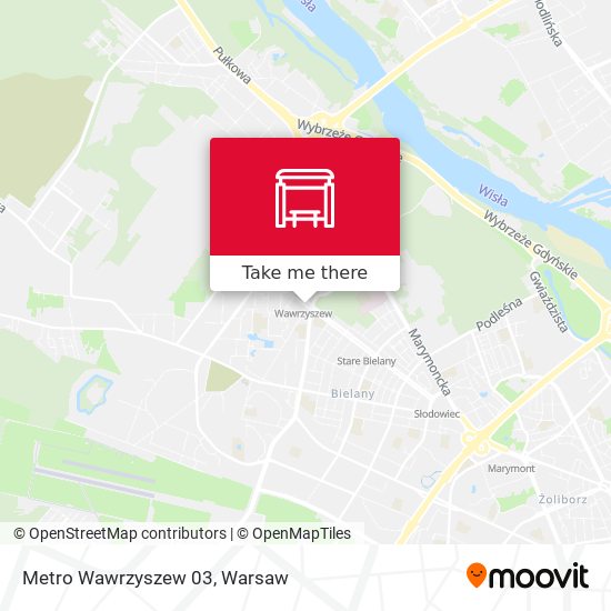 Карта Metro Wawrzyszew 03