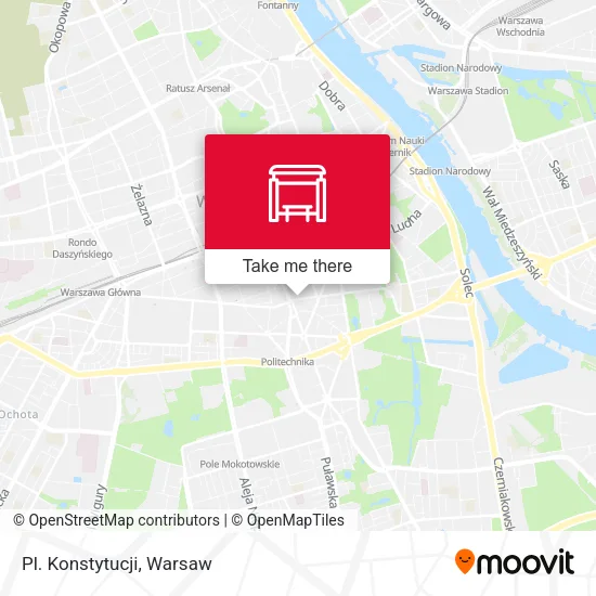 Карта Pl. Konstytucji