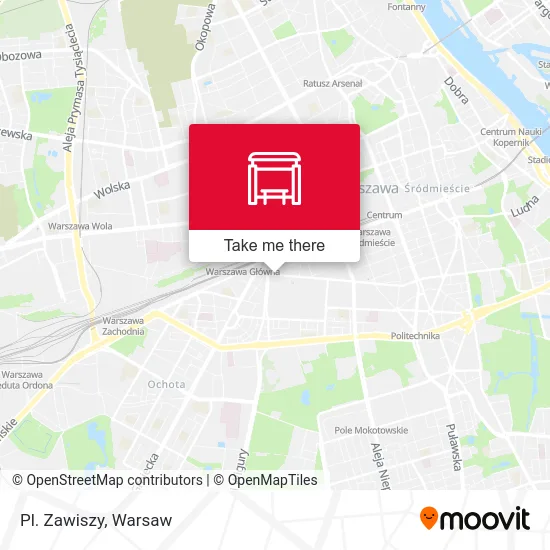 Карта Pl. Zawiszy