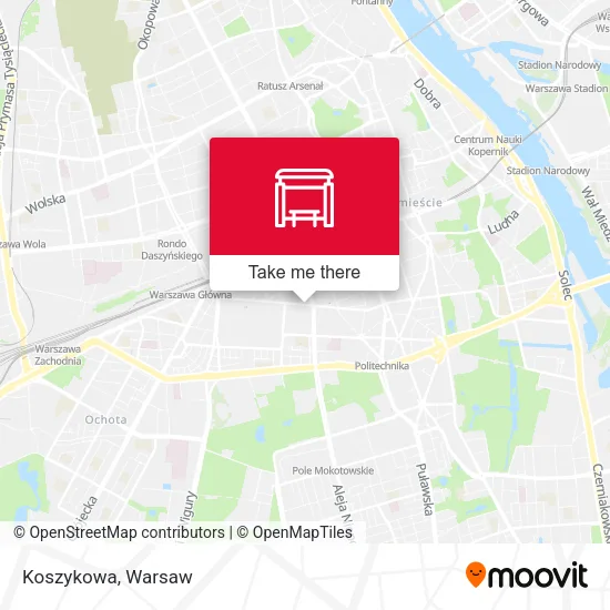 Карта Koszykowa