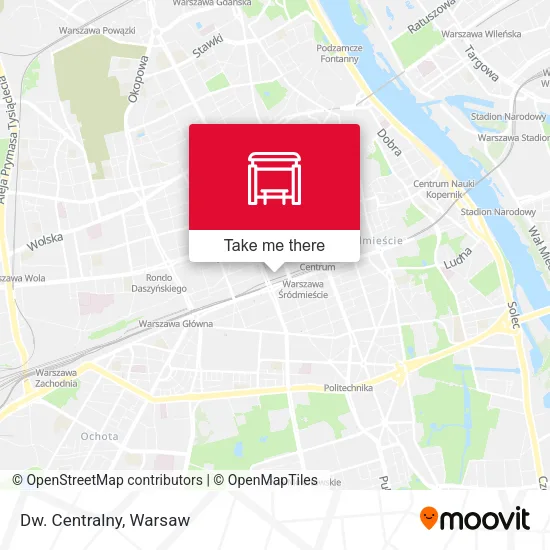 Карта Dw. Centralny