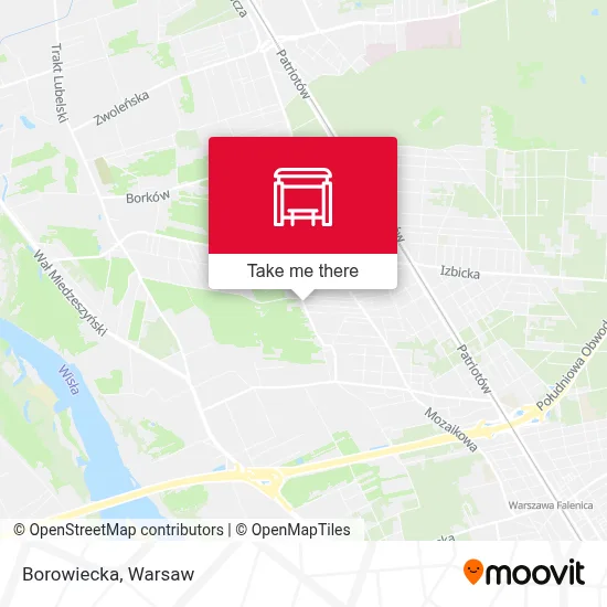 Borowiecka map