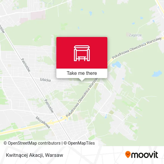 Карта Kwitnącej Akacji