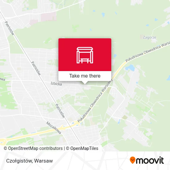 Карта Czołgistów