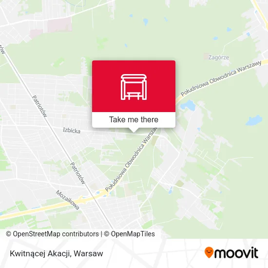 Карта Kwitnącej Akacji