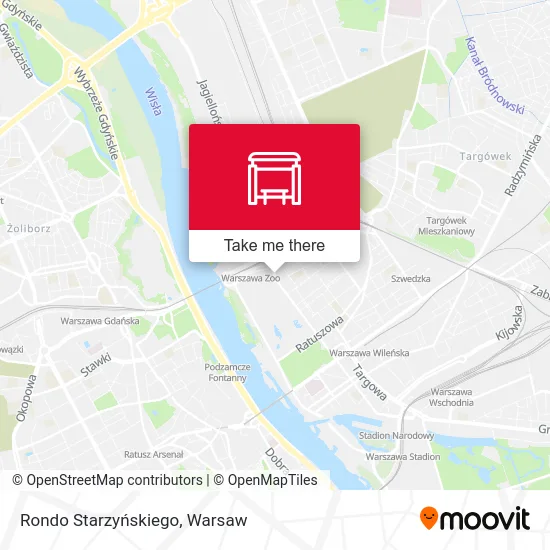 Rondo Starzyńskiego map