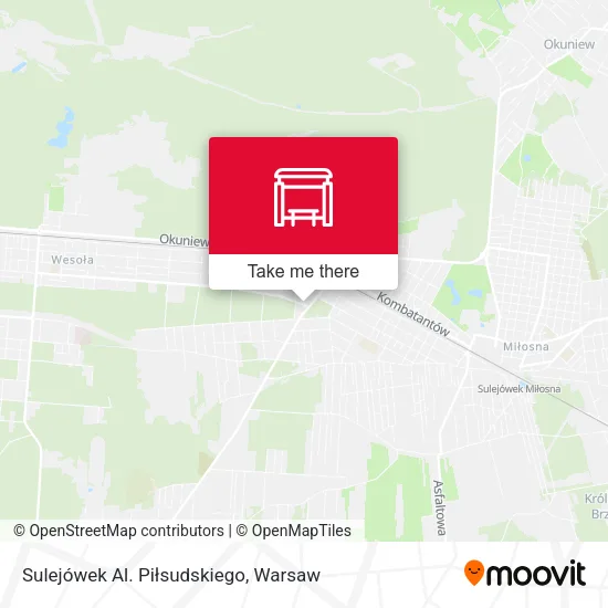 Карта Sulejówek Al. Piłsudskiego