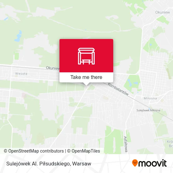 Карта Sulejówek Al. Piłsudskiego