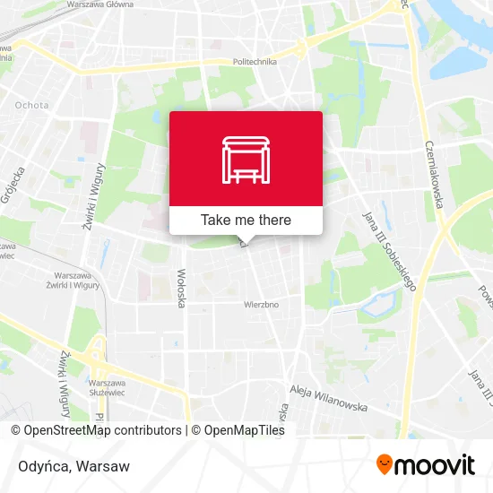 Карта Odyńca