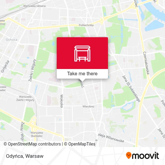 Odyńca map