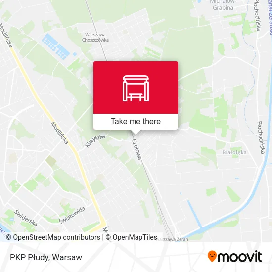 Карта PKP Płudy