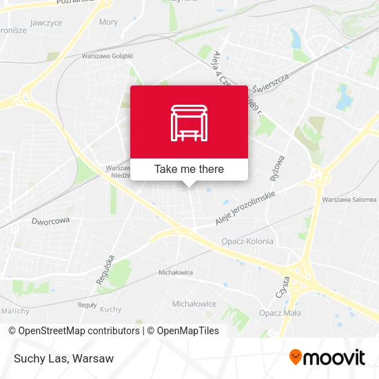 Suchy Las map