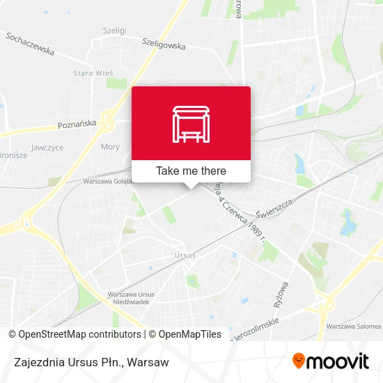 Карта Zajezdnia Ursus Płn.