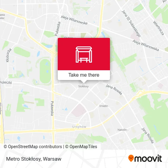 Карта Metro Stokłosy