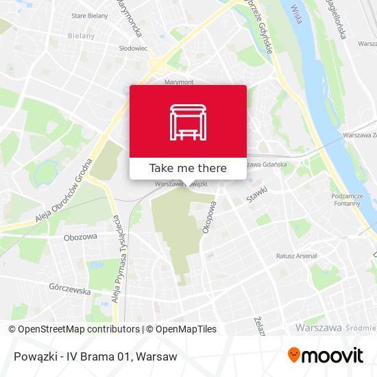 Powązki-Iv Brama map