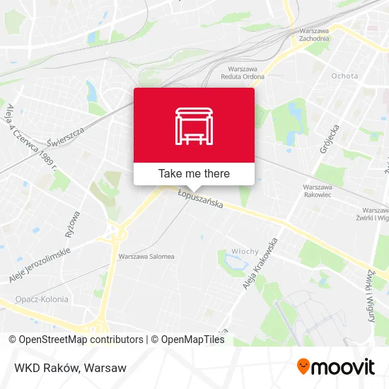 Карта WKD Raków