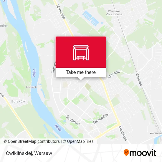 Карта Ćwiklińskiej