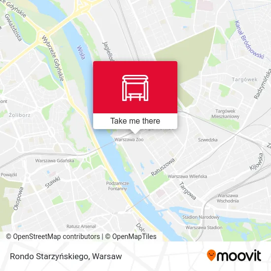 Rondo Starzyńskiego map