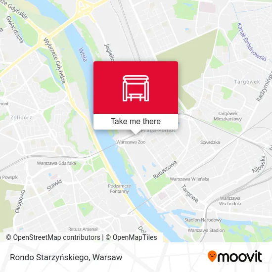 Rondo Starzyńskiego map