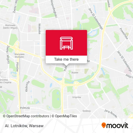 Карта Al. Lotników
