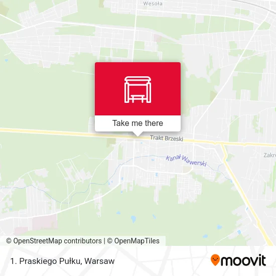 Карта 1. Praskiego Pułku