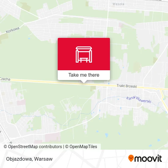 Карта Objazdowa