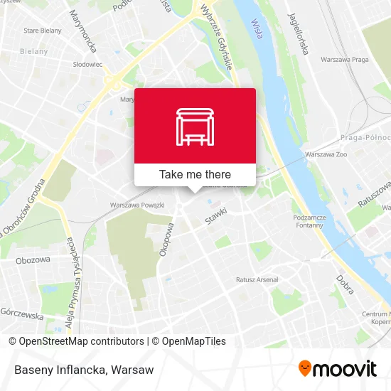 Карта Baseny Inflancka
