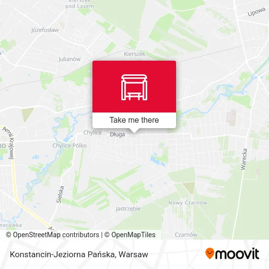 Карта Konstancin-Jeziorna Pańska