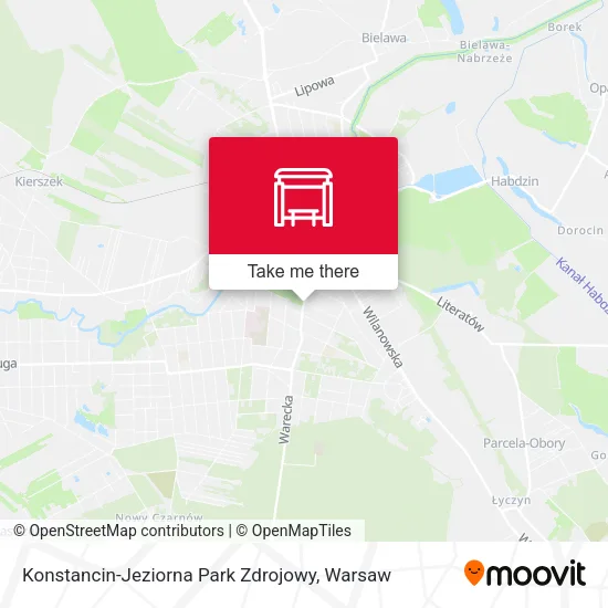 Карта Konstancin-Jeziorna Park Zdrojowy