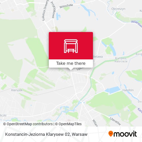 Konstancin-Jeziorna Klarysew map