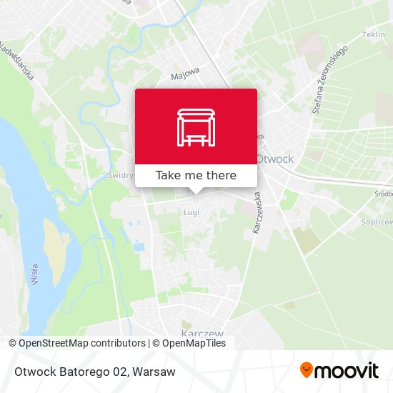 Otwock Batorego map