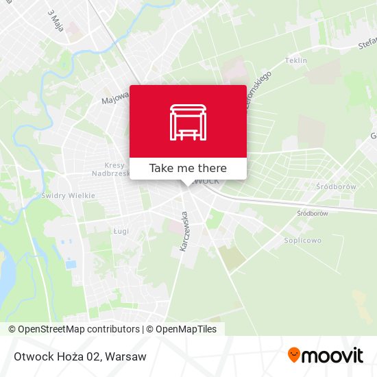 Otwock Hoża 02 map