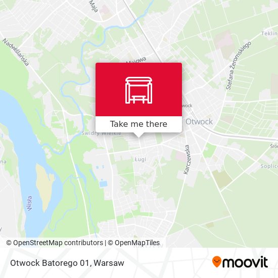 Otwock Batorego map