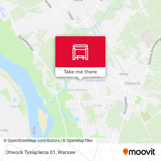 Otwock Tysiąclecia 01 map