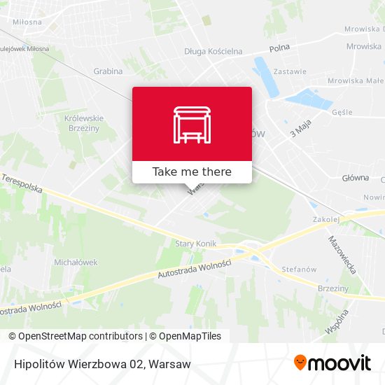 Hipolitów Wierzbowa 02 map