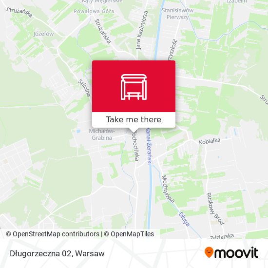 Długorzeczna map