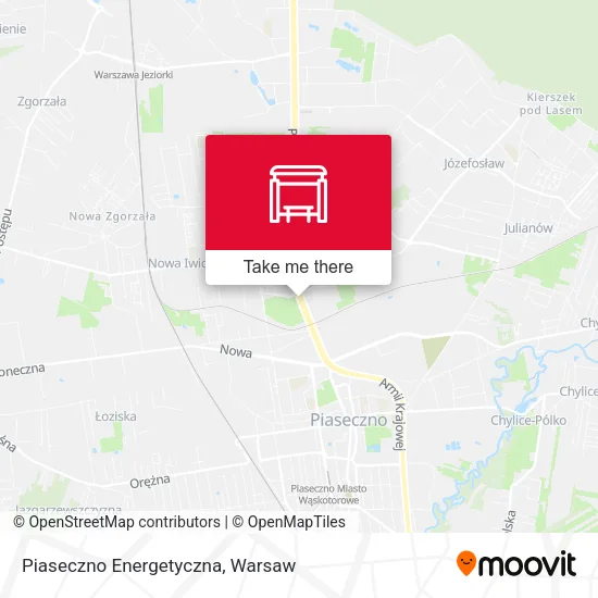 Карта Piaseczno Energetyczna