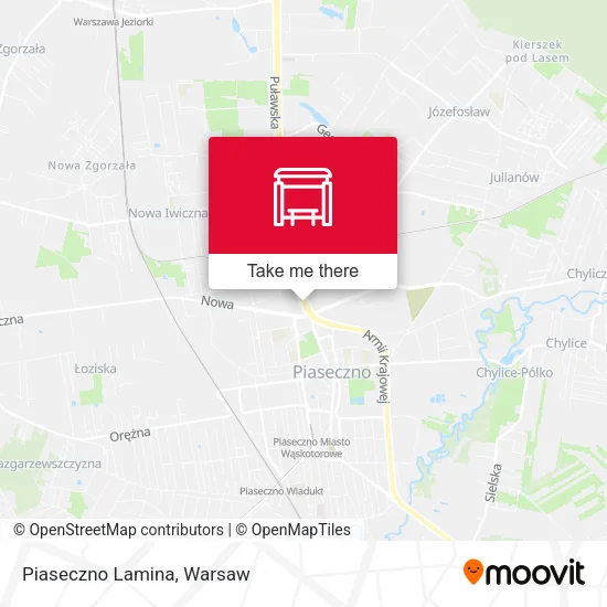 Piaseczno Lamina map