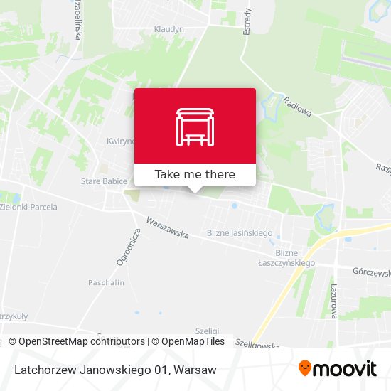 Latchorzew Janowskiego map