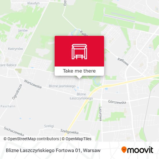 Blizne Łaszczyńskiego Fortowa 01 map