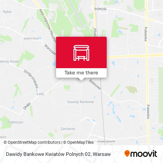 Dawidy Bankowe Kwiatów Polnych 02 map