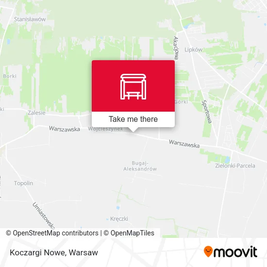Карта Koczargi Nowe