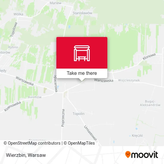 Карта Wierzbin