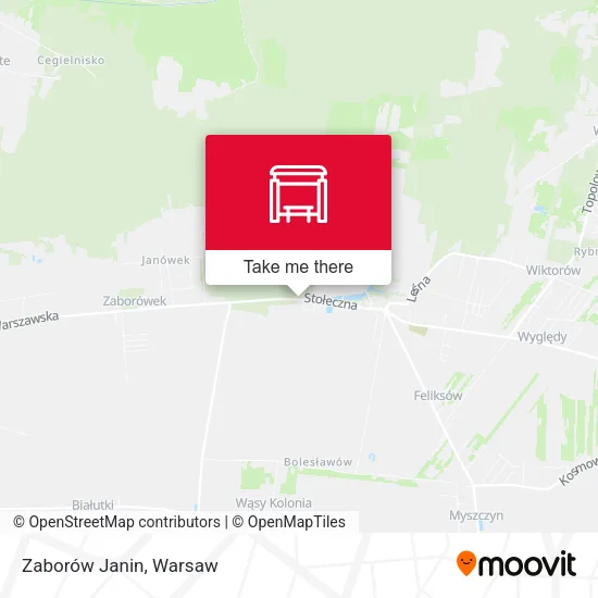 Карта Zaborów Janin