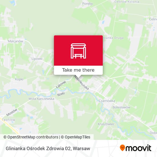 Glinianka Ośrodek Zdrowia 02 map