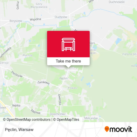 Карта Pęclin