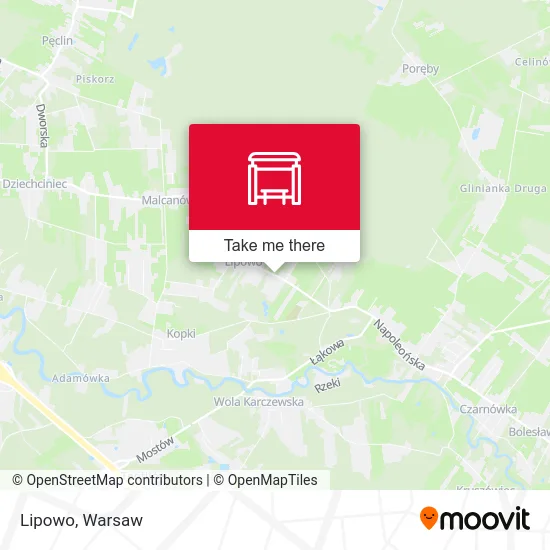 Lipowo map