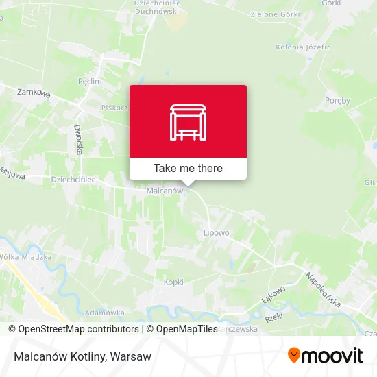 Карта Malcanów Kotliny